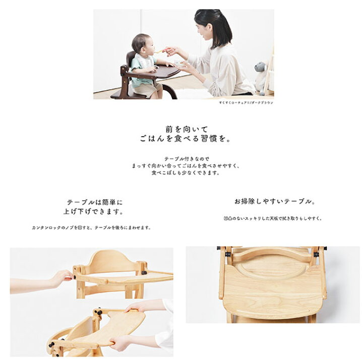 楽天市場】【プレゼント特典付き】すくすくローチェアII すくすく 