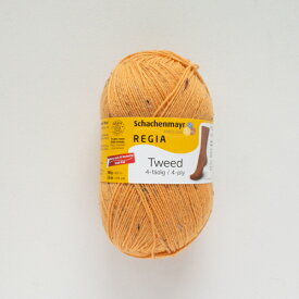 REGIA Tweed（レギア ツイード）4ply 100g 00022 / gold tweed ☆4本撚り 靴下用毛糸 ソックヤーン 手編み 手あみ 編み物 シャッヘンマイヤー