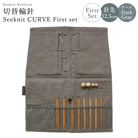 編み針 編針 編み針セット 切替輪針 Seeknit CURVE Koshitsu 切替輪針セット 12.5cm First set seeknit オリジナルケース付き ☆輪針 セット 編針セット 輪針セット 付け替えセット 付替セット