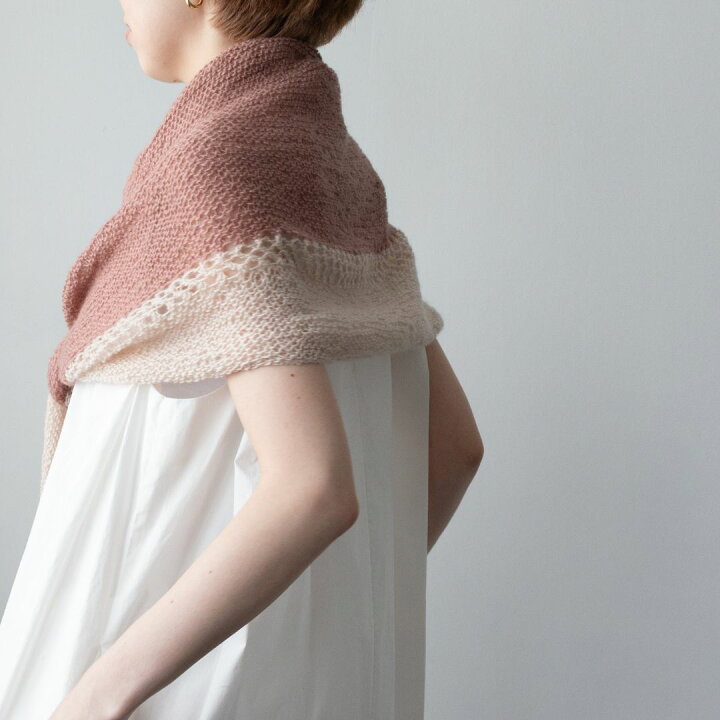 楽天市場】【874】Bicolor Shawl バイカラー ショール レシピ【Piper 