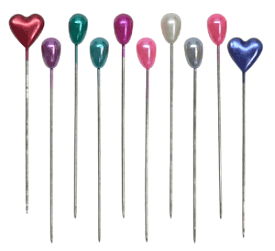 楽天市場 まち針 ハートの通販