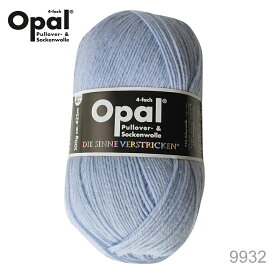 毛糸 Opal オパール Uni 9932 / スカイブルー てあみ かぎ針 棒針 ニット 手編み 編み物 手芸 ハンドメイド 手作り☆オパール
