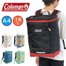 【P最大39倍 | お買い物マラソン】 コールマン リュック Coleman 18L A4 ジャックインパック ボックス型 リュックサック キッズ 子供 小学生 男子 女子 男の子 女の子 ボックスリュック ブランド かわいい 親子 ペア ジュニア 人気 こども 子ども JACKINPACK