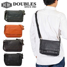 【8/10限定★エントリーで最大P40倍】 DOUBLES ショルダーバッグ ダブルス 本革 レザー 小さめ メンズ ショルダーバック 斜め掛けバッグ ミニショルダーバッグ ミニ ショルダー 革 男性 ブランド 肩掛けカバン 40代 50代 60代 VWE-1919