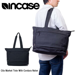 �y5/25���聚�G���g���[�ōő�P41�{�z Incase �C���P�[�X �g�[�g�o�b�O City Market Tote With Cordura Nylon ���K�i �r�W�l�X�o�b�O B4 A4 �����Y ���f�B�[�X �V�e�B�}�[�P�b�g�g�[�g �R�[�f�����i�C���� 
