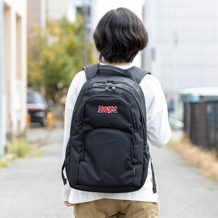 楽天市場 2 1限定 エントリーで全品p12倍 ロキシー リュック Roxy 鏡付き 25l B4 2気室 通学 リュックサック バックパック レディース 中学生 高校生 女子高生 女の子 女子 通学リュック スクールリュック スポーツリュック スクール かわいい Rbg カバンの