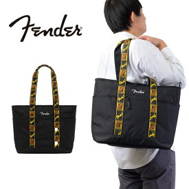 【7/10限定★エントリーで最大P41倍】 フェンダー トートバッグ Fender トート メンズ レディース 肩掛けカバン 手持ち 旅行 通勤 通学 デイリーユース 人気 音楽 カジュアル シンプル ギター ブランド 軽量 ビンテージ 大容量 大きめ おすすめ 950-6054