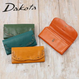 【12/10限定★エントリーで最大P44倍】 ダコタ Dakota 長財布 レディース マーゴット かぶせ型 財布 薄い レディース財布 レディース長財布 本革 革 レザー 大容量 ブランド おしゃれ 薄い カード入れ 多い カードポケット 多数 31602