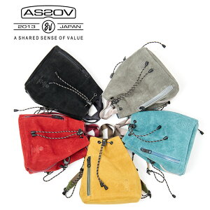�A�b�\�u �V�����_�[�o�b�O �В� �V�����_�[ �o�b�O AS2OV �����Y ���f�B�[�X ASSOV �u�����h �]�� ��v �l�C �������� �h�� ���K�i WATER PROOF SUEDE DRAWSTRING BAG 091754