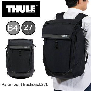 【P最大38倍 | お買い物マラソン】 Thule リュック スーリー 27L Paramount Backpack バックパック 大容量 バッグ ビジネスリュック パソコン収納 メンズ レディース ブランド 3205014