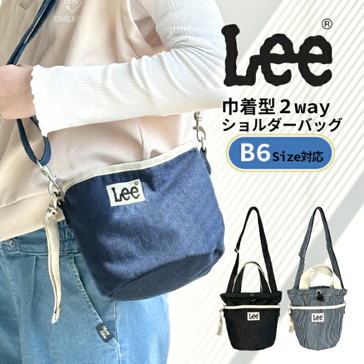 楽天市場】ショルダーバッグ 斜めがけバッグ 巾着型 レディース Lee 