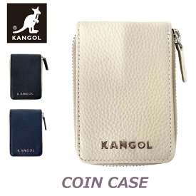 小銭入れ メンズ コインケース KANGOL カンゴール bolton コインケース 250-10150 革 スナップボタン ファスナー小銭入れ カード入れ カードも入る コンパクト 財布 皮 牛革 本革 黒 白 紺 かっこいい 誕生日 クリスマス 父の日 ギフト プレゼント