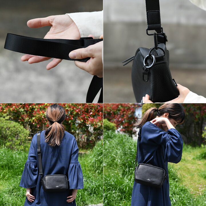 楽天市場】横長ワイドポシェット ミニショルダーバッグ クラッチバッグ 