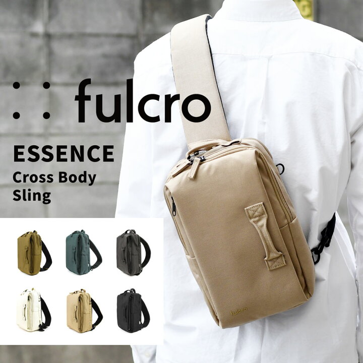 楽天市場】ボディバッグ fulcro バッグ クロスボディ スリング 自立 