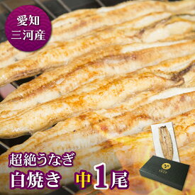 愛知三河産　超絶うなぎ白焼（119g-134g）×中1尾うなぎ 蒲焼き ギフト 父の日 母の日 敬老の日 食べ物 プレゼント 鰻 ウナギ 蒲焼 国産 国内産 お祝い 内祝い 結婚内祝い グルメ 丑の日 土用の丑の日 冷凍食品 送料無料