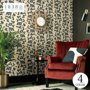Aǎ CMX ԕ a A ̂Ȃǎ 1838 WALLCOVERINGS/1838EH[JoOX (52cm×10m/[) 1907-136-01 S4F u[ Cbh x[W Vo[ m1[Pʁn
