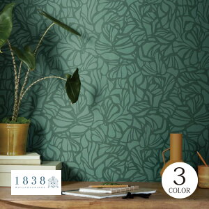 Aǎ [ CMX ԕ t[ ؂G ە ̂ȂAǎ 1838 WALLCOVERINGS/1838EH[JoOX (52cm×10m/[) S3F m1[Pʁn