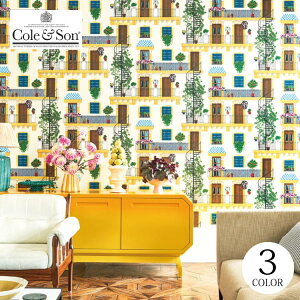 Aǎ CMX GKg [sA X 킢 z ̂Ȃǎ Cole & Son/R[AhT (68.5cm×10m/[) 117/4010 S3F CG[ IW u[ NX DIY tH[ m1