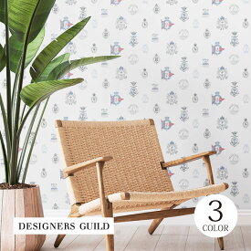 【送料無料】 輸入壁紙 テシード イギリス ラルフローレン メッセージ エンブレム DESIGNERS GUILD/デザイナーズギルド （68.5cm巾 × 10m巻）［1ロール単位］