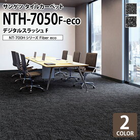 【送料無料】 サンゲツ タイルカーペット NTH-7050 F-eco デジタルスラッシュF NT-700Hシリーズ 50x50cm 50cm角 全2色 ［ご注文は 20枚以上から］ ドット デザイン