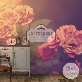 【オーダー壁紙】 壁紙 写真 おしゃれ アンティーク レトロ モダン 大正ロマン 花 バラ ボタニカル ピンク 貼りやすい フォト 背景 デザイン 防カビ 日本製 国産 リメイク 模様替え 店 カフェ 部屋 寝室 リビング トイレ かべがみはるこ アナザースカイ