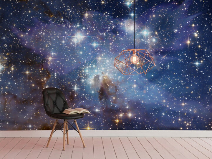 楽天市場】【オーダー壁紙】 壁紙 星空 宇宙 写真 おしゃれ 綺麗 幻想  