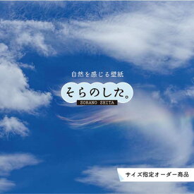 【オーダー壁紙】 壁紙 空 おしゃれ 写真 自然 雲 スカイ クラウド 癒し 貼りやすい デザイン 防カビ 日本製 国産 リメイク 模様替え 店舗 天井 部屋 寝室 キッチン リビング トイレ 美しい 風景 景色 白 ブルー かべがみはるこ そらのした。