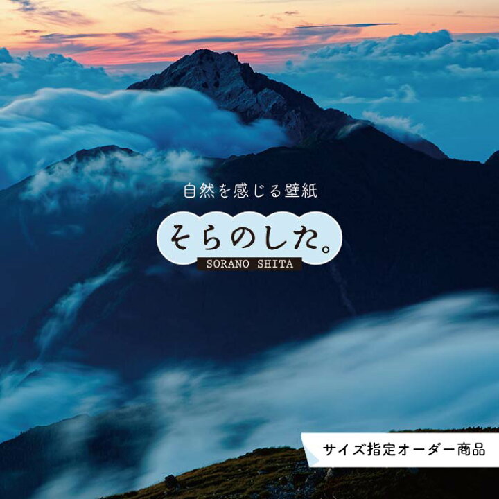 楽天市場 オーダー壁紙 壁紙 雲海 空 おしゃれ 写真 自然 雲 スカイ クラウド 雲の上 癒し 貼りやすい デザイン 防カビ 日本製 国産 リメイク 模様替え 店舗 天井 部屋 寝室 キッチン リビング トイレ 美しい 風景 景色 白 ブルー かべがみはるこ
