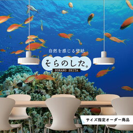 楽天市場 海中 魚 壁紙の通販