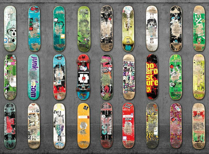 楽天市場 壁紙 輸入壁紙 Mr Perswall Adventure Line Up W360cmxh265cm 8巾 はがせる壁紙 貼ってはがせる壁紙 フリース壁紙 おしゃれ 張り替え Diy 北欧 賃貸 スウェーデン製 ミスターパースウォール 実写 スケートボード スケボー ストリート かべがみ革命