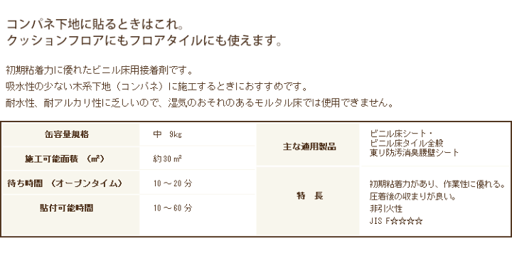 楽天市場】床 接着剤 クッションフロア・フロアタイル用接着剤