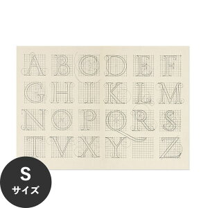 ySiΏۃN[|zzz ŉx\͂ A[g|X^[ OK ̂t Hattan Art Poster nb^A[g|X^[ Alphabet After Serlio / HP-00001 STCY(45cm×32cm)   \ 
