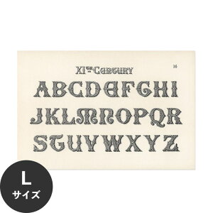 �������ŉ��x���\���͂����� �A�[�g�|�X�^�[ ����OK �̂�t�� Hattan Art Poster �n�b�^���A�[�g�|�X�^�[ 11th-century calligraphy fonts from Draughtsman's Alphabets / HP-00004 L�T�C�Y(90cm×60cm) ���� �� �\��� 