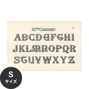 �������ŉ��x���\���͂����� �A�[�g�|�X�^�[ ����OK �̂�t�� Hattan Art Poster �n�b�^���A�[�g�|�X�^�[ 11th-century calligraphy fonts from Draughtsman's Alphabets / HP-00004 S�T�C�Y(45cm×30cm) ���� �� �\��� 