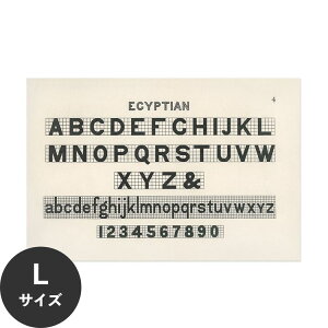 �������ŉ��x���\���͂����� �A�[�g�|�X�^�[ ����OK �̂�t�� Hattan Art Poster �n�b�^���A�[�g�|�X�^�[ Egyptian style calligraphy fonts from Draughtsman's Alphabets / HP-00005 L�T�C�Y(90cm×60cm) ���� �� �\��� 