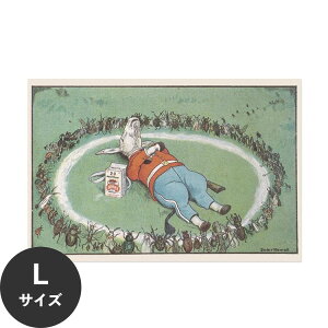 �y�ő�25���N�[�|���z�z���z �������ŉ��x���\���͂����� �A�[�g�|�X�^�[ ����OK �̂�t�� Hattan Art Poster �n�b�^���A�[�g�|�X�^�[ He rested in a Borax ring to keep the bugs away / HP-00047 L�T�C�Y(90cm×60