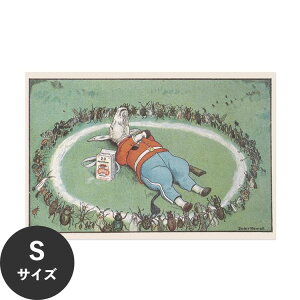ySiΏۃN[|zzz ŉx\͂ A[g|X^[ OK ̂t Hattan Art Poster nb^A[g|X^[ He rested in a Borax ring to keep the bugs away / HP-00047 STCY(45cm×3