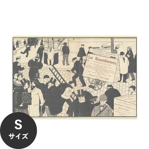 �y�S�i�ΏۃN�[�|���z�z���z �������ŉ��x���\���͂����� �A�[�g�|�X�^�[ ����OK �̂�t�� Hattan Art Poster �n�b�^���A�[�g�|�X�^�[ Book jacket for Les Rassemblements, 1896 / HP-00048 S�T�C�Y(45cm×30cm) 