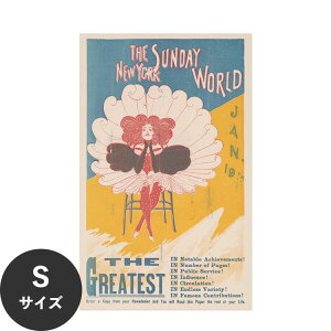 �y�ő�30���N�[�|���z�z���z �������ŉ��x���\���͂����� �A�[�g�|�X�^�[ ����OK �̂�t�� Hattan Art Poster �n�b�^���A�[�g�|�X�^�[ The New York Sunday World Jan 19th / HP-00062 S�T�C�Y(28cm×45cm) ���� 