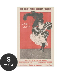 �y�ő�30���N�[�|���z�z���z �������ŉ��x���\���͂����� �A�[�g�|�X�^�[ ����OK �̂�t�� Hattan Art Poster �n�b�^���A�[�g�|�X�^�[ The New York Sunday World Feb. 23rd / HP-00063 S�T�C�Y(28cm×45cm) ���� 