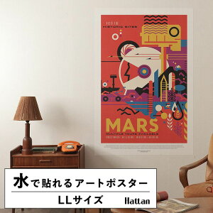 ySiΏۃN[|zzz ŉx\͂ A[g|X^[ OK ̂t Hattan Art Poster nb^A[g|X^[ Mars / HP-00066 LLTCY(90cm×134cm)   \ ǎ|X^