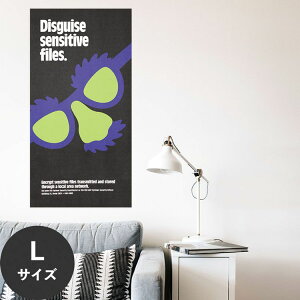 ySiΏۃN[|zzz ŉx\͂ A[g|X^[ OK ̂t Hattan Art Poster nb^A[g|X^[ Disguise sensitive files / HP-00083 LTCY(46cm×90cm)   \