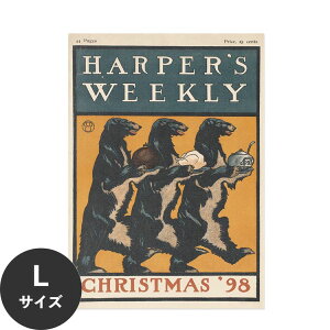 ySiΏۃN[|zzz ŉx\͂ A[g|X^[ OK ̂t Hattan Art Poster nb^A[g|X^[ Harperfs weekly, Christmas f98 / HP-00106 LTCY(64cm×90cm)  
