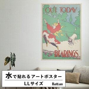 ySiΏۃN[|zzz ŉx\͂ A[g|X^[ OK ̂t Hattan Art Poster nb^A[g|X^[ Out today, Bearings / HP-00108 LLTCY(90cm×126cm)   \ 