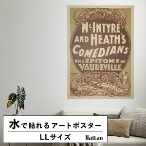 ŉx\͂ A[g|X^[ OK ̂t Hattan Art Poster nb^A[g|X^[ McIntyre and Heathfs Comedians the epitome of vaudeville / HP-00118 LLTCY(90cm×126cm)   \ 