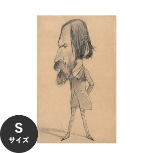 �y�ő�30���N�[�|���z�z���z �������ŉ��x���\���͂����� �A�[�g�|�X�^�[ ����OK �̂�t�� ���l Hattan Art Poster �n�b�^���A�[�g�|�X�^�[ Caricature of Auguste Vacquerie / HP-00131 S�T�C�Y(28cm×45cm) ��