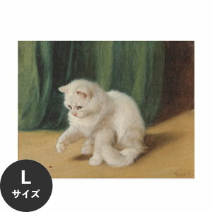 ySiΏۃN[|zzz ŉx\͂ A[g|X^[ OK ̂t Hattan Art Poster nb^A[g|X^[ Cat with Ladybird / HP-00218 LTCY(90cm×70cm)   \ 