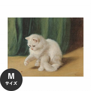 ySiΏۃN[|zzz ŉx\͂ A[g|X^[ OK ̂t Hattan Art Poster nb^A[g|X^[ Cat with Ladybird / HP-00218 MTCY(57cm×45cm)   \ 