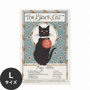 ySiΏۃN[|zzz ŉx\͂ A[g|X^[ OK ̂t Hattan Art Poster nb^A[g|X^[ The black cat, May 1896 / HP-00245 LTCY(60cm×90cm)   \