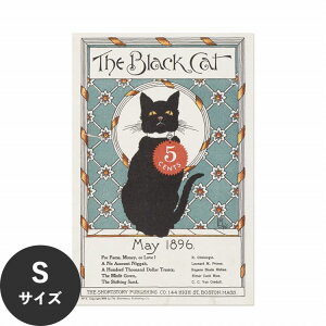 ySiΏۃN[|zzz ŉx\͂ A[g|X^[ OK ̂t Hattan Art Poster nb^A[g|X^[ The black cat, May 1896 / HP-00245 STCY(30cm×45cm)   \
